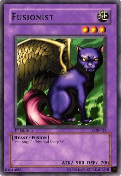 Fusionist trading card from The Legend of Blue Eyes White Dragon Fusionist - The Legend of Blue Eyes White Dragon YuGiOh trading card