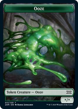 Ooze Token - Double Masters Magic: The Gathering trading card