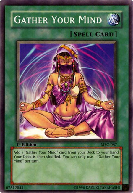 Gather Your Mind - Magician's Force YuGiOh trading card