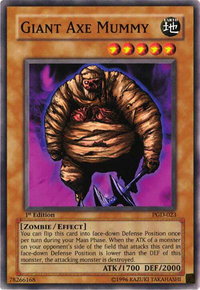 Giant Axe Mummy - Pharaonic Guardian (PGD) #PGD-023 - Common / Short Print YuGiOh Trading Card