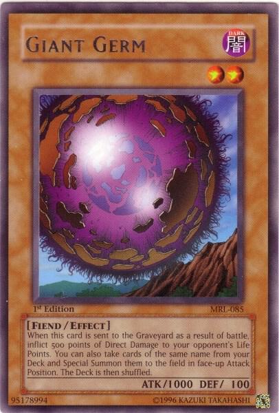 Giant Germ - Magic Ruler YuGiOh trading card