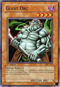 Giant Orc - Magician's Force (MFC) #MFC-012 - Common / Short Print YuGiOh Trading Card