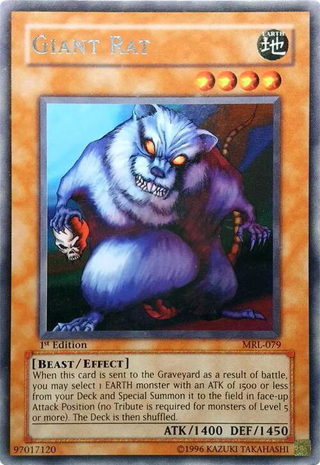Giant Rat - Magic Ruler YuGiOh trading card