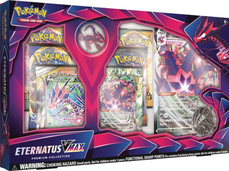 Eternatus VMAX Premium Collection trading card from SWSH03: Darkness Ablaze Eternatus VMAX Premium Collection - SWSH03: Darkness Ablaze Pokémon trading card
