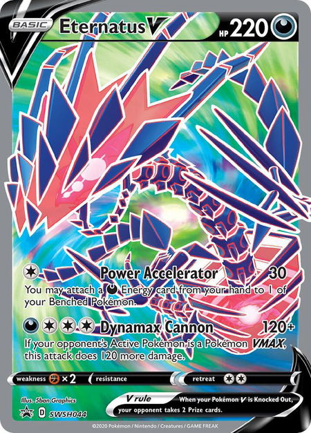 Eternatus V - SWSH044 - SWSH: Sword & Shield Promo Cards Pokémon trading card