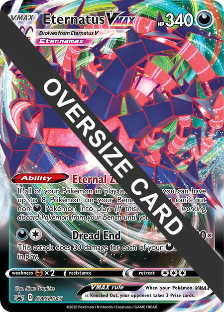 Eternatus VMAX - SWSH045 - Jumbo Cards Pokémon trading card