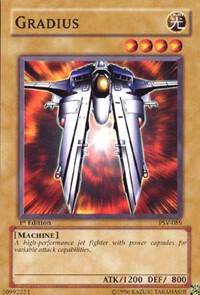Gradius trading card from Pharaoh's Servant Gradius - Pharaoh's Servant YuGiOh trading card
