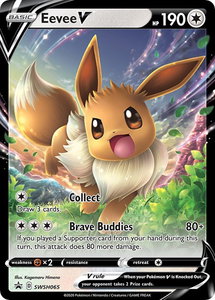 Eevee V - SWSH065 - SWSH: Sword & Shield Promo Cards (SWSD) #SWSH065 - Promo Pokémon Trading Card
