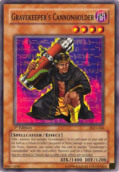 Gravekeeper's Cannonholder - Pharaonic Guardian YuGiOh trading card