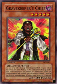 Gravekeeper's Chief - Pharaonic Guardian (PGD) #PGD-065 - Super Rare YuGiOh Trading Card