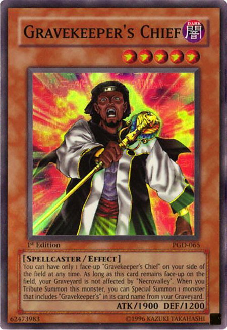 Gravekeeper's Chief - Pharaonic Guardian YuGiOh trading card