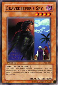 Gravekeeper's Spy - Pharaonic Guardian (PGD) #PGD-059 - Common / Short Print YuGiOh Trading Card