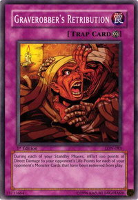 Graverobber's Retribution - Labyrinth of Nightmare (LON) #LON-083 - Common / Short Print YuGiOh Trading Card