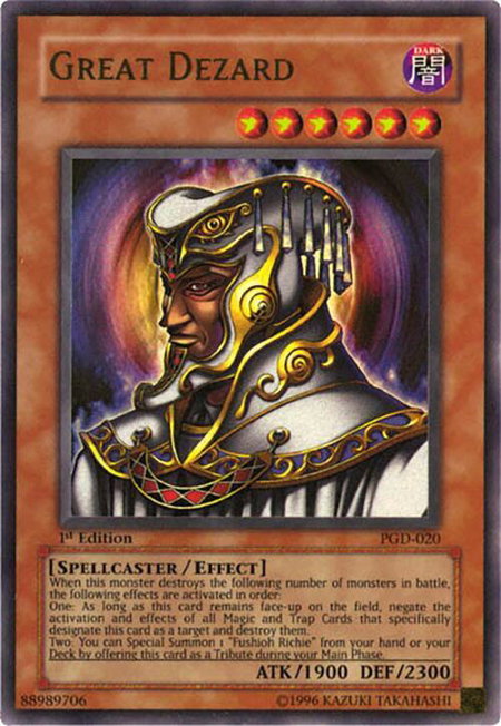 Great Dezard - Pharaonic Guardian YuGiOh trading card