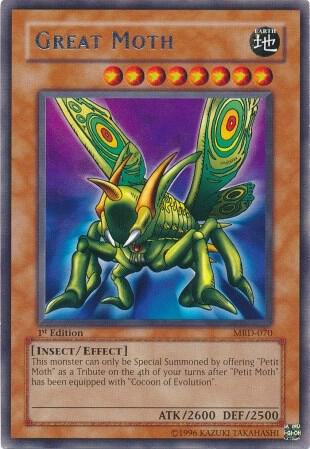 Great Moth - Metal Raiders YuGiOh trading card