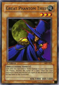 Great Phantom Thief - Magician's Force (MFC) #MFC-024 - Rare YuGiOh Trading Card