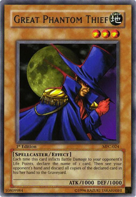Great Phantom Thief - Magician's Force YuGiOh trading card