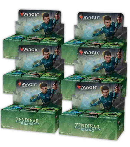 Zendikar Rising - Draft Booster Box Case trading card from Zendikar Rising Zendikar Rising - Draft Booster Box Case - Zendikar Rising Magic: The Gathering trading card