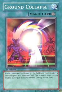 Ground Collapse trading card from Pharaoh's Servant Ground Collapse - Pharaoh's Servant YuGiOh trading card