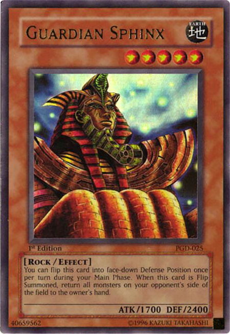 Guardian Sphinx - Pharaonic Guardian YuGiOh trading card
