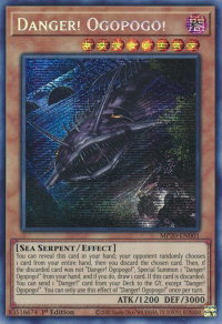 Danger! Ogopogo! - 2020 Tin of Lost Memories (MP20) #MP20-EN001 - Prismatic Secret Rare YuGiOh Trading Card