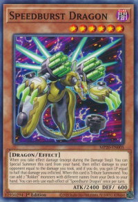 Speedburst Dragon - 2020 Tin of Lost Memories (MP20) #MP20-EN005 - Common / Short Print YuGiOh Trading Card