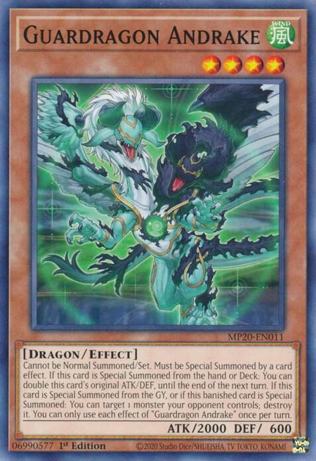 Guardragon Andrake - 2020 Tin of Lost Memories YuGiOh trading card