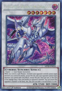 Cyberse Quantum Dragon - 2020 Tin of Lost Memories (MP20) #MP20-EN018 - Prismatic Secret Rare YuGiOh Trading Card