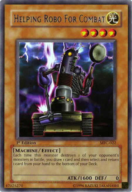 Helping Robo For Combat - Magician's Force YuGiOh trading card
