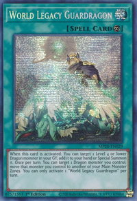 World Legacy Guardragon - 2020 Tin of Lost Memories (MP20) #MP20-EN029 - Prismatic Secret Rare YuGiOh Trading Card