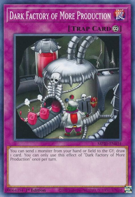 Dark Factory of More Production - 2020 Tin of Lost Memories YuGiOh trading card