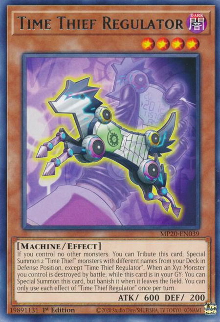 Time Thief Regulator - 2020 Tin of Lost Memories YuGiOh trading card