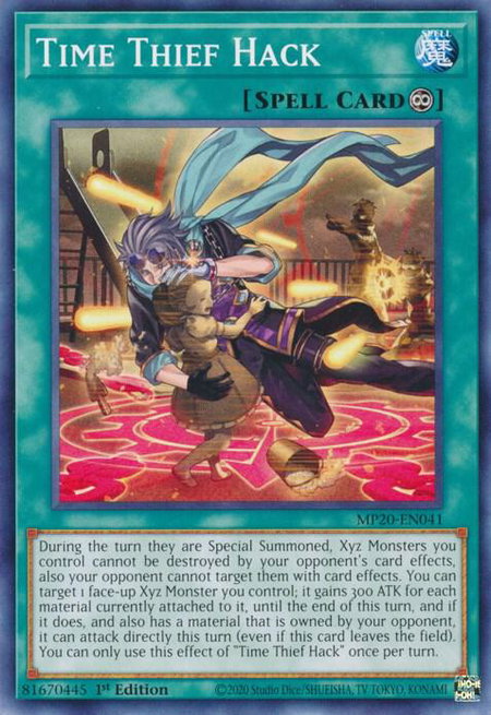 Time Thief Hack - 2020 Tin of Lost Memories YuGiOh trading card