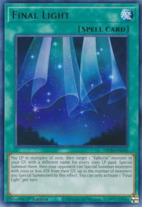 Final Light - 2020 Tin of Lost Memories (MP20) #MP20-EN045 - Rare YuGiOh Trading Card