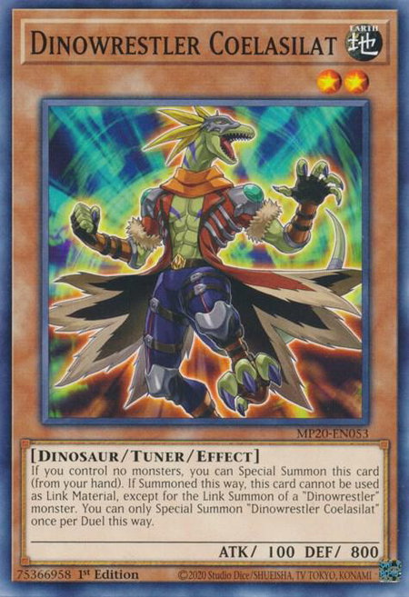 Dinowrestler Coelasilat - 2020 Tin of Lost Memories YuGiOh trading card