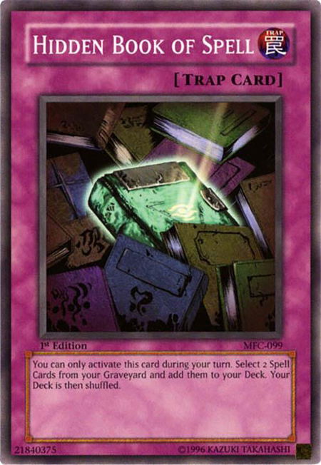Hidden Book of Spell - Magician's Force YuGiOh trading card