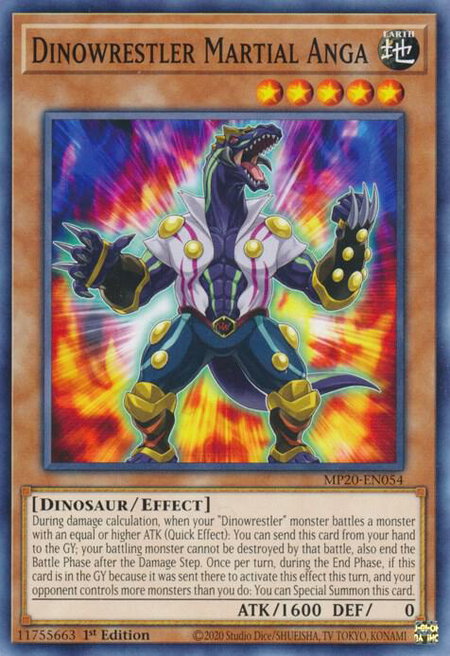 Dinowrestler Martial Anga - 2020 Tin of Lost Memories YuGiOh trading card