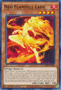 Neo Flamvell Lady - 2020 Tin of Lost Memories (MP20) #MP20-EN056 - Common / Short Print YuGiOh Trading Card