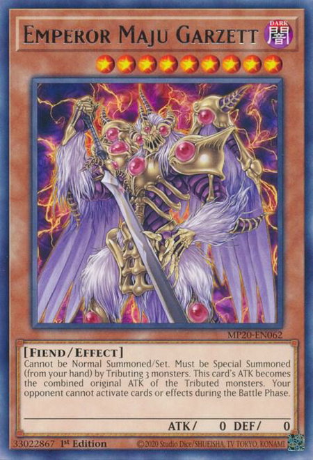 Emperor Maju Garzett - 2020 Tin of Lost Memories YuGiOh trading card