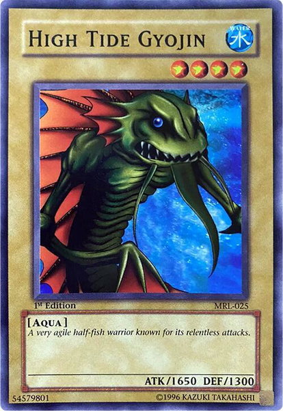 High Tide Gyojin trading card from Magic Ruler High Tide Gyojin - Magic Ruler YuGiOh trading card