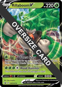 Rillaboom V - SWSH014 - Jumbo Cards (PR) #SWSH014 - Promo Pokémon Trading Card