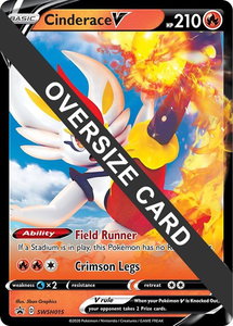 Cinderace V - SWSH015 - Jumbo Cards (PR) #SWSH015 - Promo Pokémon Trading Card