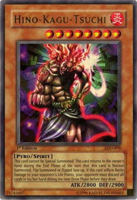 Hino-Kagu-Tsuchi - Legacy of Darkness (LOD) #LOD-070 - Ultra Rare YuGiOh Trading Card