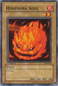 Hinotama Soul - The Legend of Blue Eyes White Dragon (LOB) #LOB-026 - Common / Short Print YuGiOh Trading Card