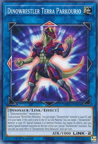 Dinowrestler Terra Parkourio - 2020 Tin of Lost Memories (MP20) #MP20-EN069 - Common / Short Print YuGiOh Trading Card