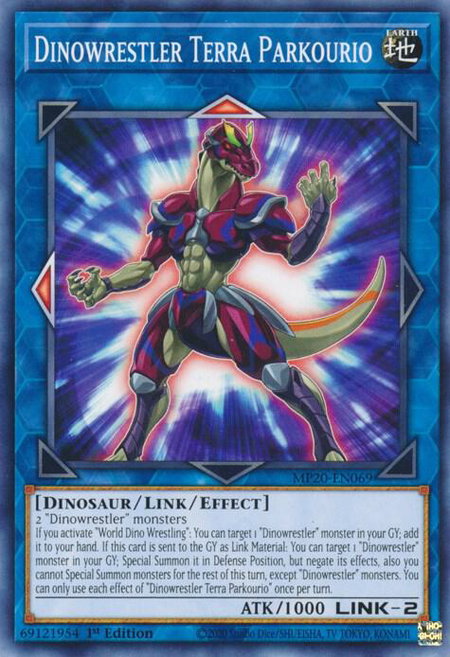 Dinowrestler Terra Parkourio - 2020 Tin of Lost Memories YuGiOh trading card