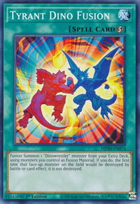 Tyrant Dino Fusion - 2020 Tin of Lost Memories (MP20) #MP20-EN074 - Common / Short Print YuGiOh Trading Card