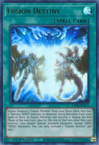 Fusion Destiny - 2020 Tin of Lost Memories (MP20) #MP20-EN075 - Ultra Rare YuGiOh Trading Card