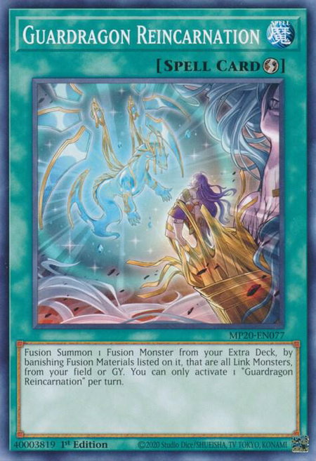 Guardragon Reincarnation - 2020 Tin of Lost Memories YuGiOh trading card