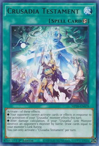 Crusadia Testament - 2020 Tin of Lost Memories (MP20) #MP20-EN078 - Rare YuGiOh Trading Card